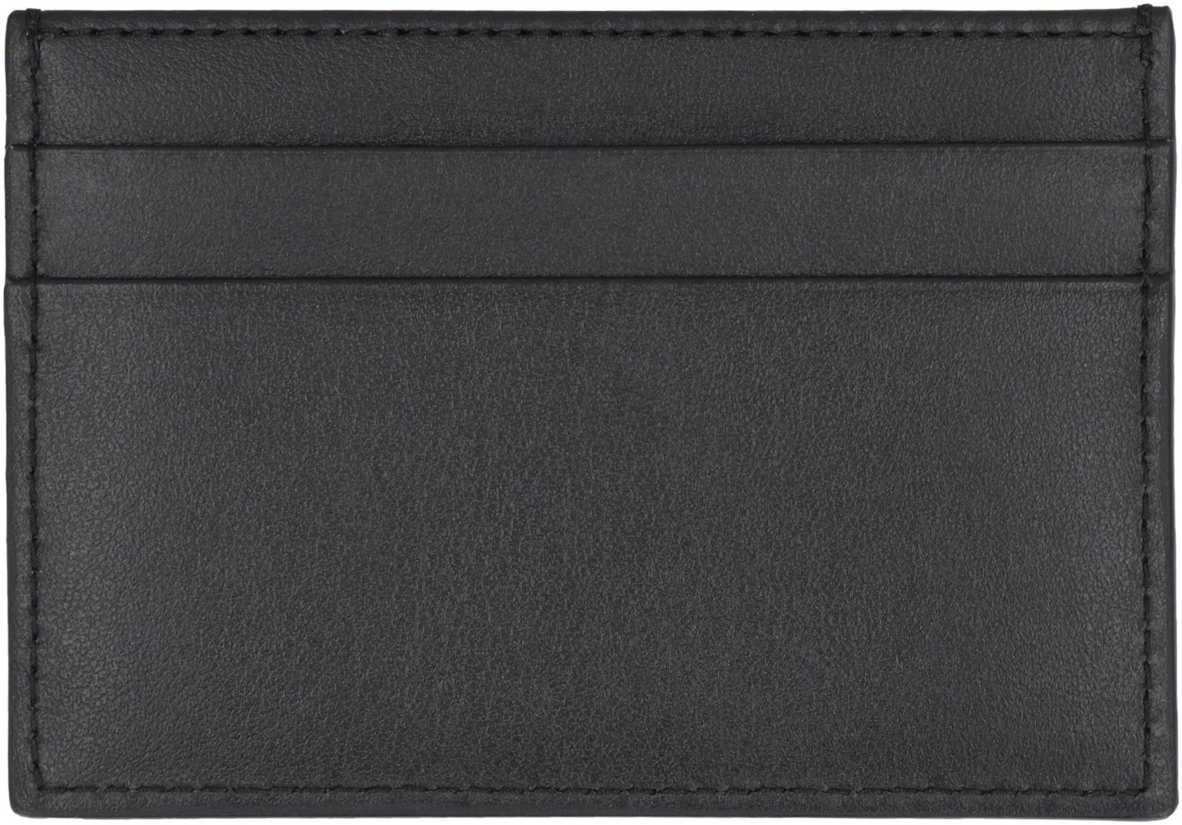 Dolce & Gabbana Logo Detail Leather Card Holder