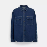 Coach Outlet Denim Overshirt