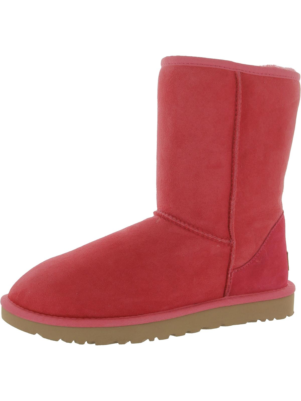 Classic Short II Womens Lined Suede Casual Boots