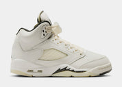 Air Jordan 5 Retro SE Sail Grade School Lifestyle Shoes (Sail/Black/Orewood Brown)