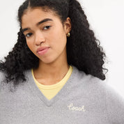 Coach Outlet V Neck Sweater