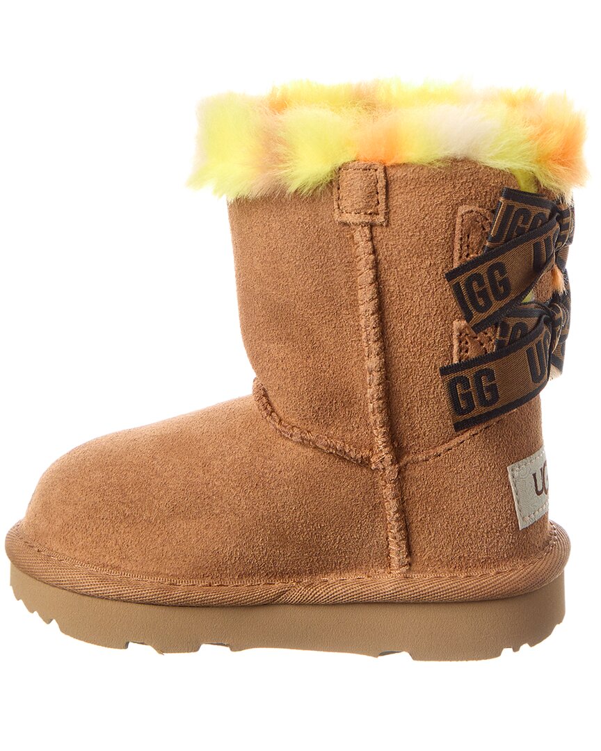 UGG Bailey Bow Plaid Punk Suede Boot