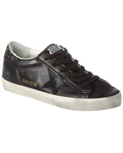 Golden Goose Superstar Leather & Glitter Sneaker