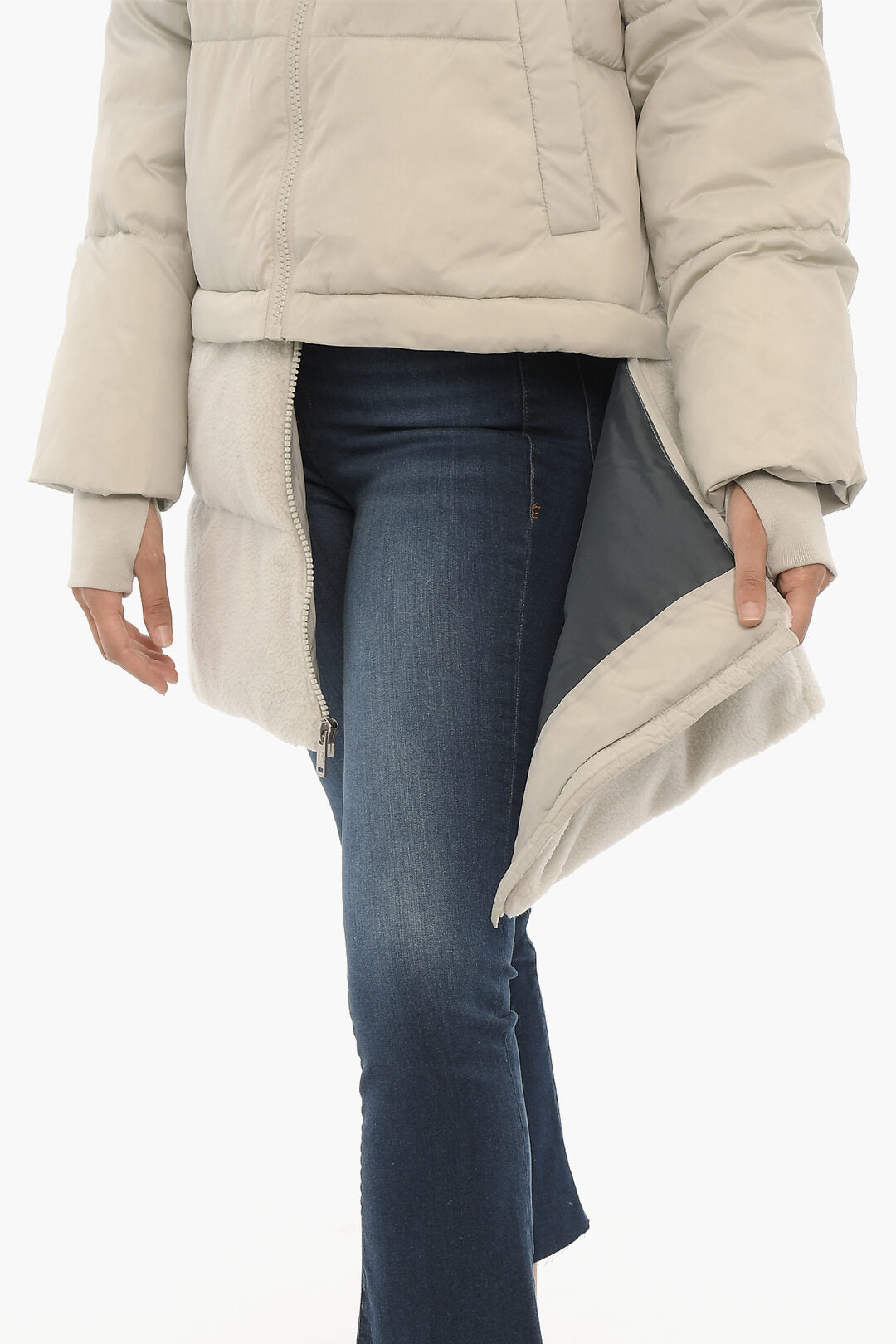 UGG Padded ANNABETH Jacket with Faux Fur