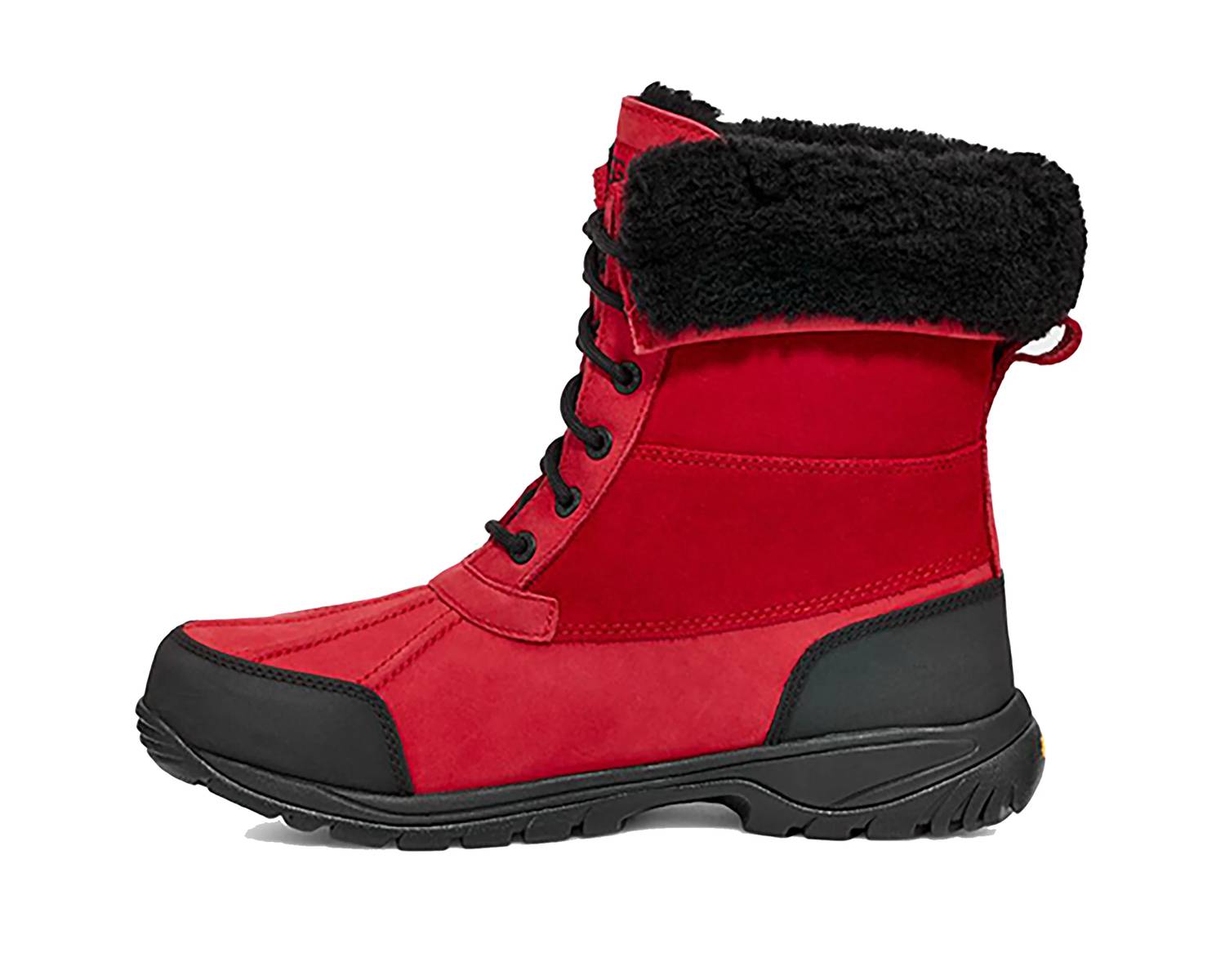 Men's Butte Mono Boots In Samba Red/black