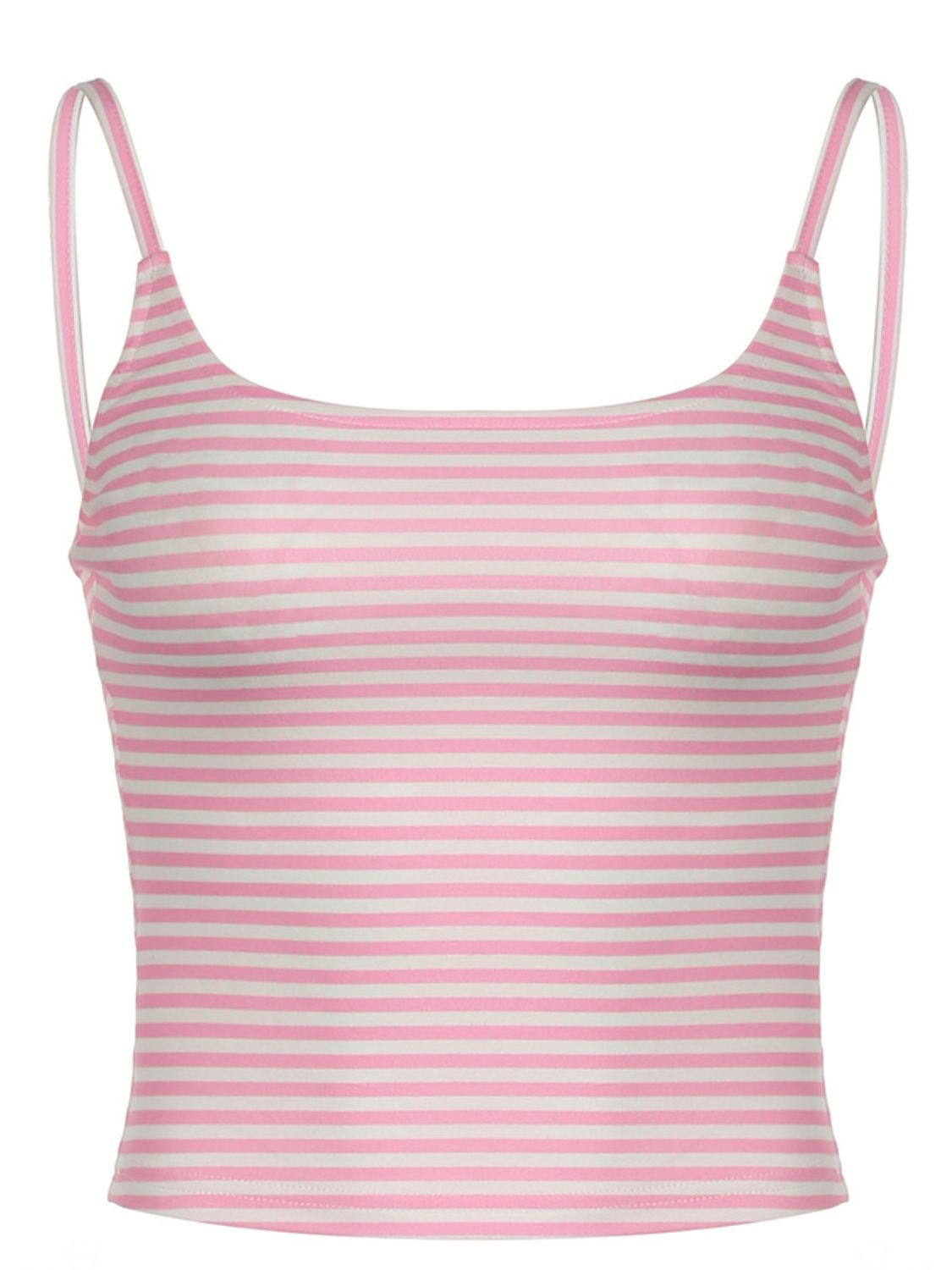 Devine Striped Scoop Neck Cami