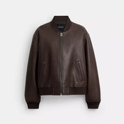 Coach Outlet Leather Bomber