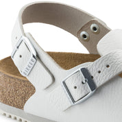 Birkenstock Tokio Super Grip Leather Clog Classic Footbed in White