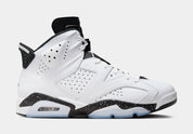 Air Jordan 6 Retro White & Black Mens Lifestyle Shoes (White/Black)