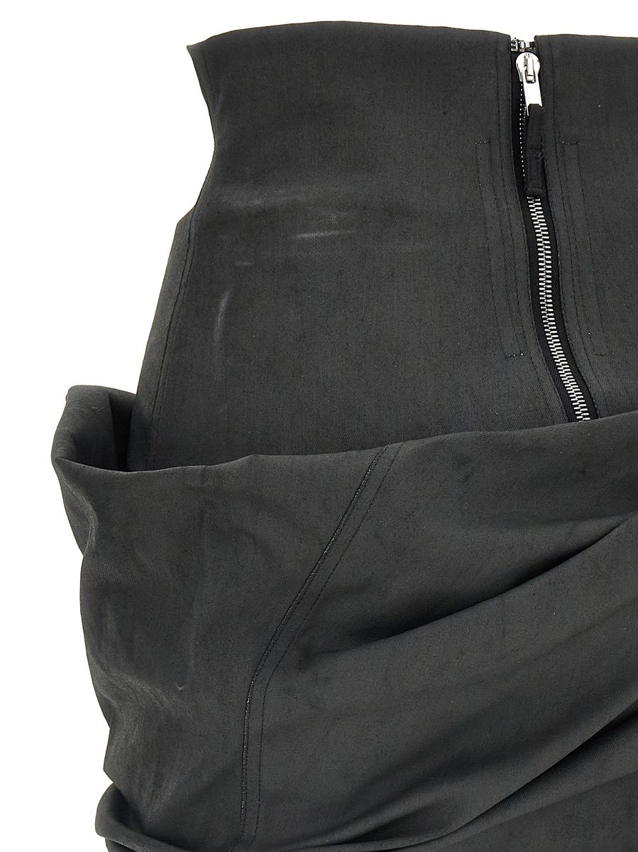 Rick Owens 'Draped Mini' Skirt