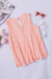 Lace V-Neck Wide Strap Tank