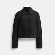 Coach Outlet Short Wool Coat