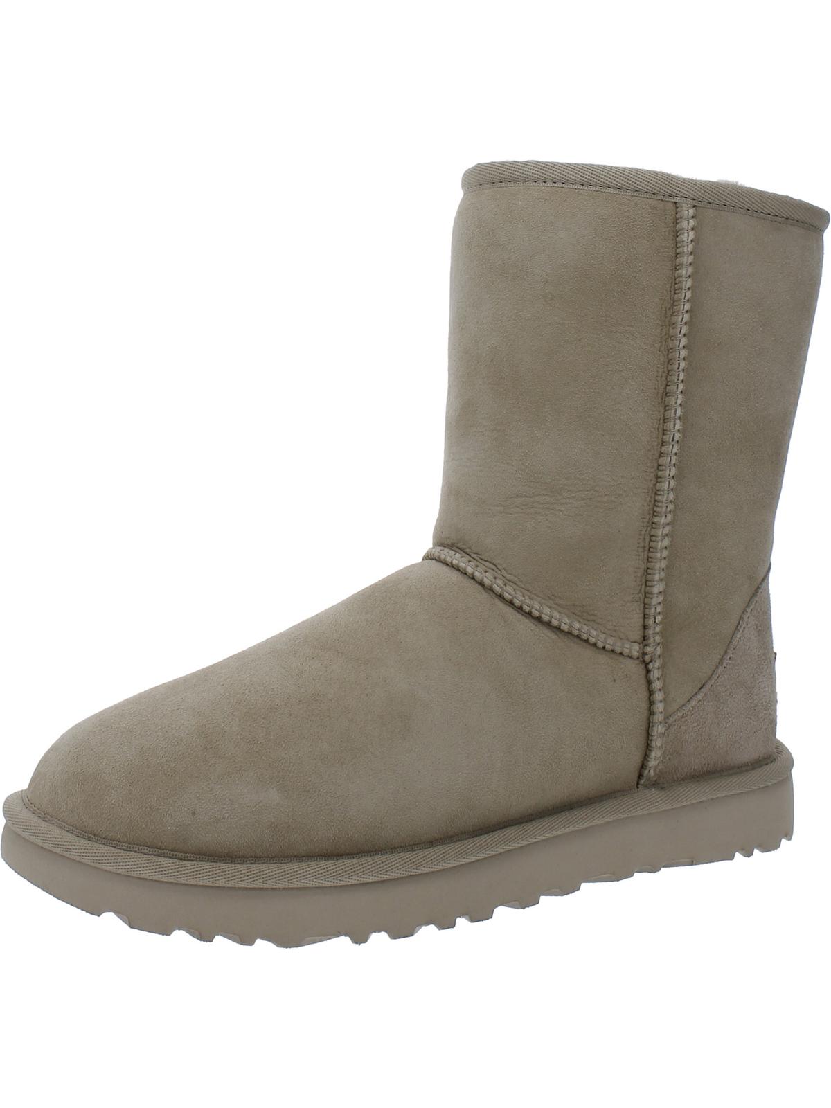 Classic Short II Womens Lined Suede Casual Boots