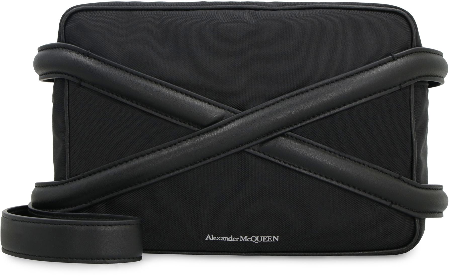 Alexander McQueen Harness Leather And Nylon Messenger Bag