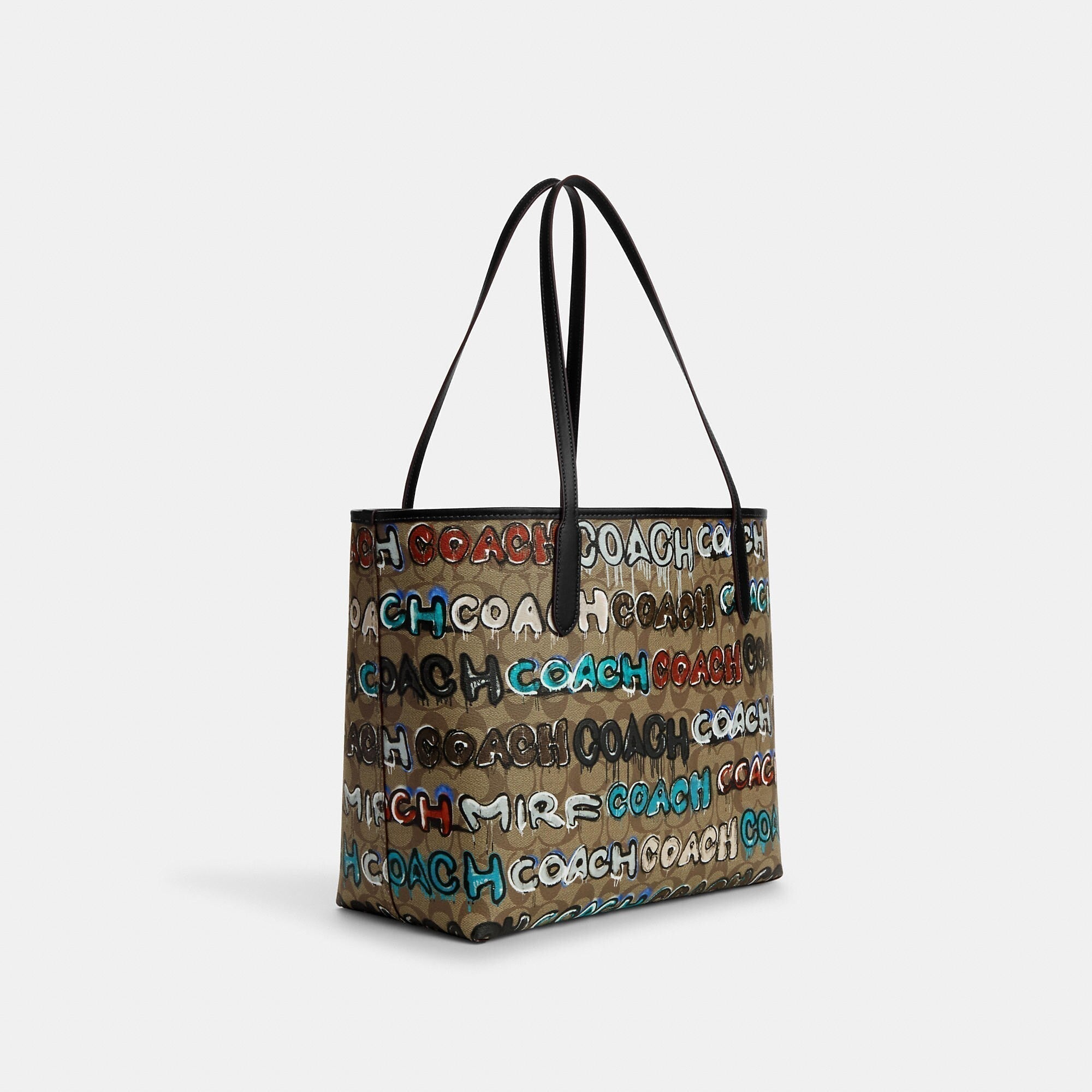 Coach Outlet Coach X Mint + Serf City Tote In Signature Canvas