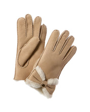 UGG Turned Bow Suede Gloves