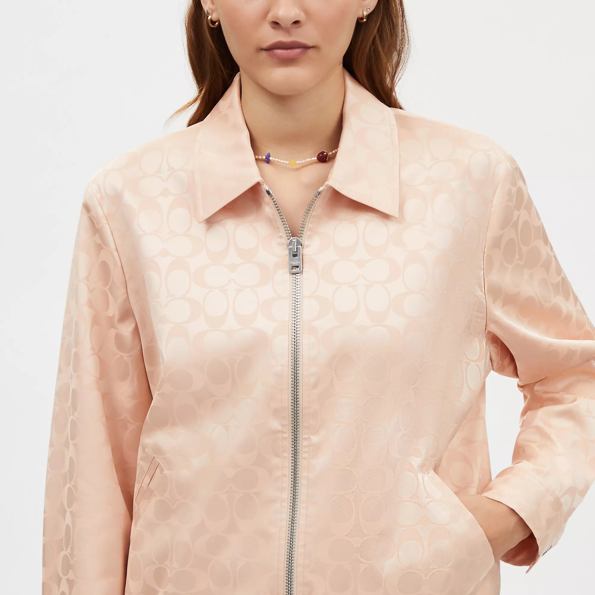 Coach Outlet Tonal Signature Souvenir Jacket