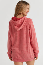 Long Sleeve Front Pocket Hoodie