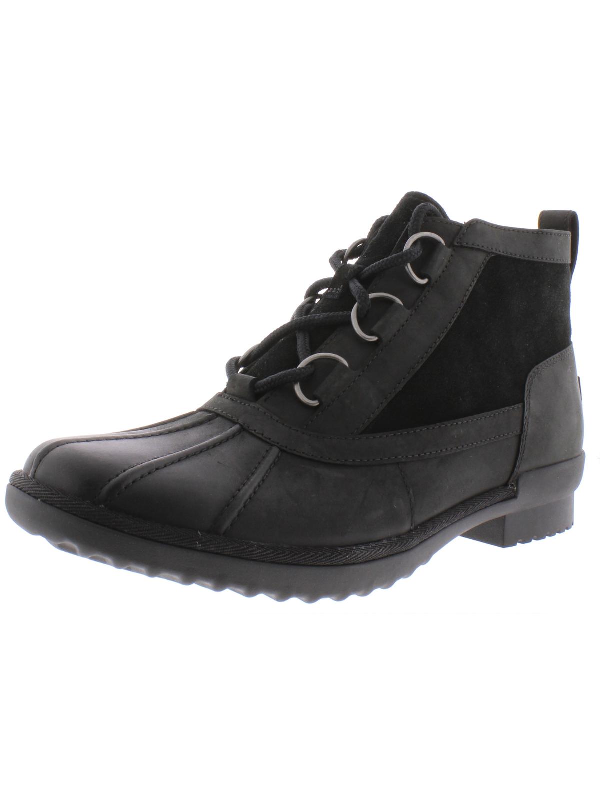 Heather Womens Suede Leather Ankle Boots