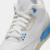 Air Jordan 3 Retro Lucky Shorts Grade School Lifestyle Shoes (Summit White/Hydrogen Blue/Legend Blue)