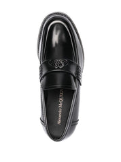 Alexander McQueen Seal Leather Loafers