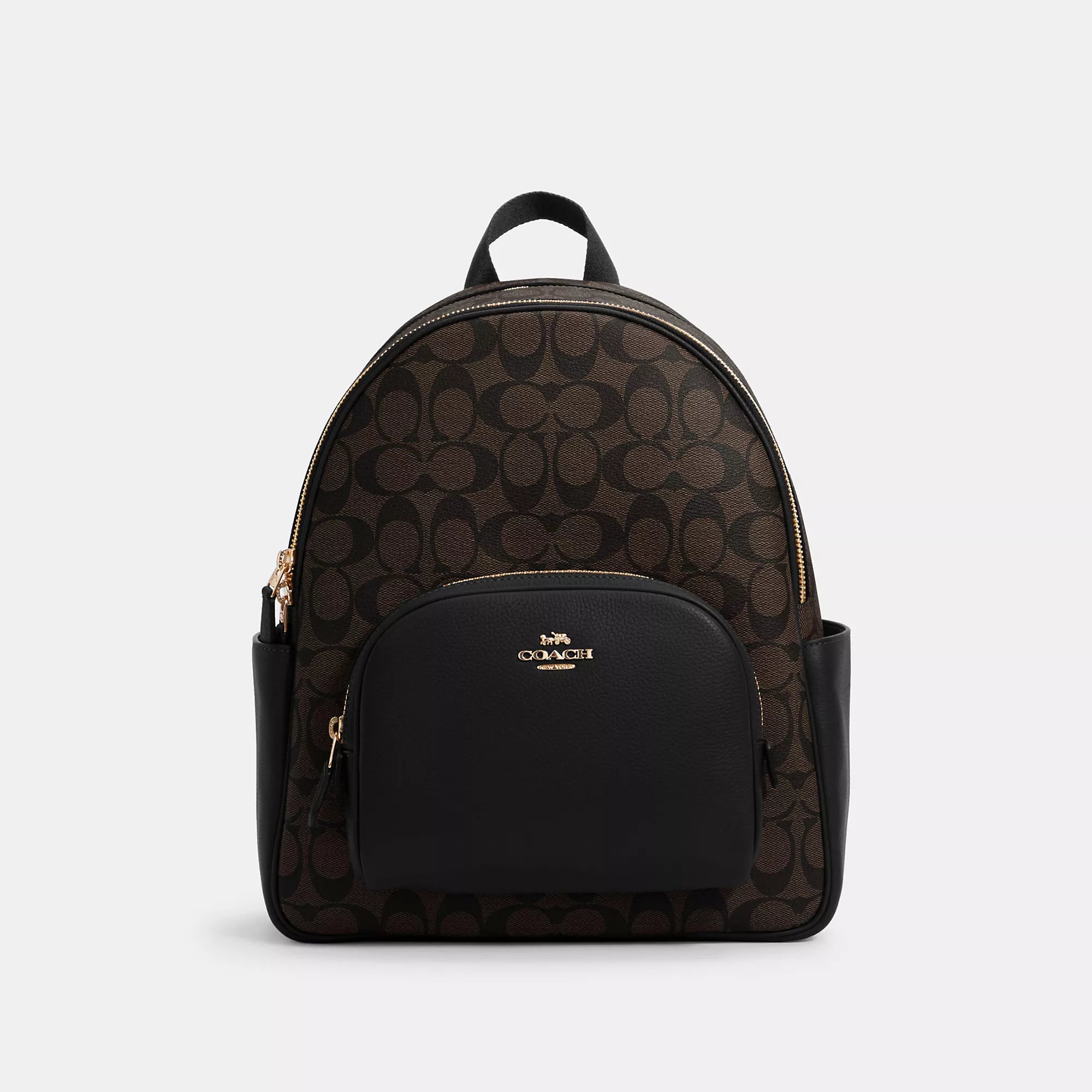 Coach Outlet Court Backpack In Signature Canvas