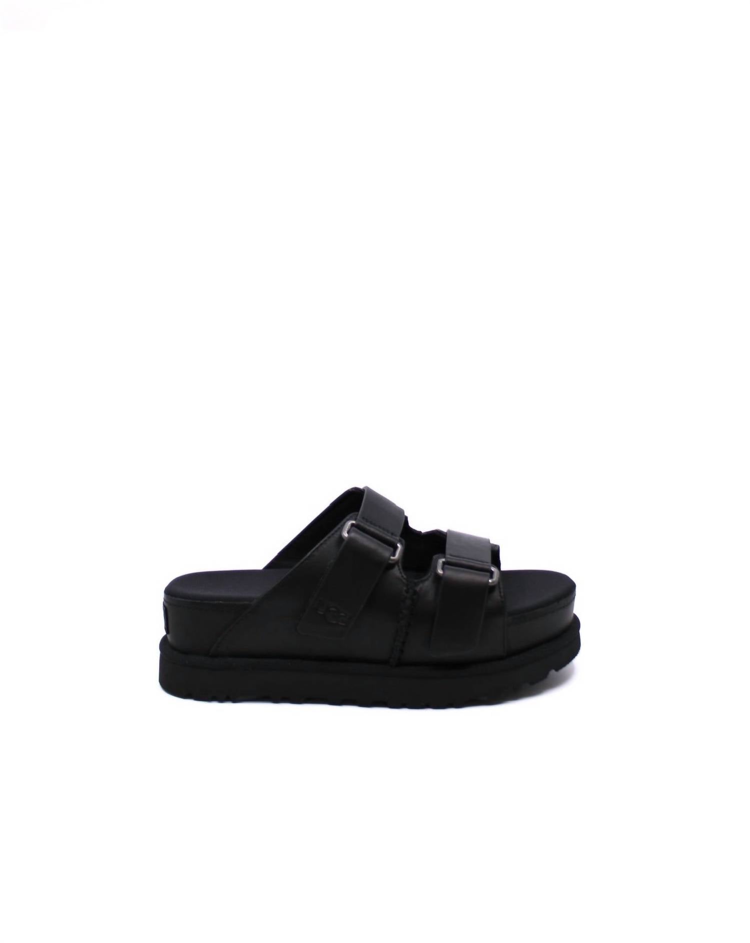 Women's Goldenstar Hi Slide Sandals In Black