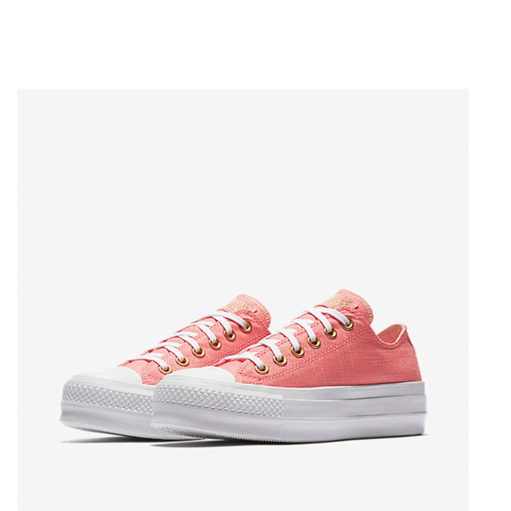 Converse  Women's Ctas Lift Ox Pink/DriftWood/White/Lilac 560675C