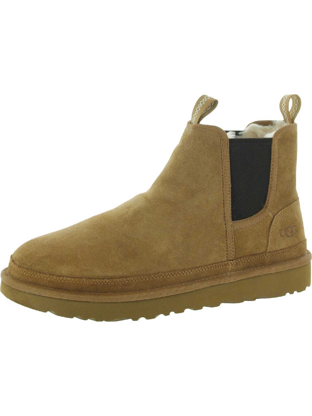 Neumel Chelsea Mens Suede Slip On Chelsea Boots