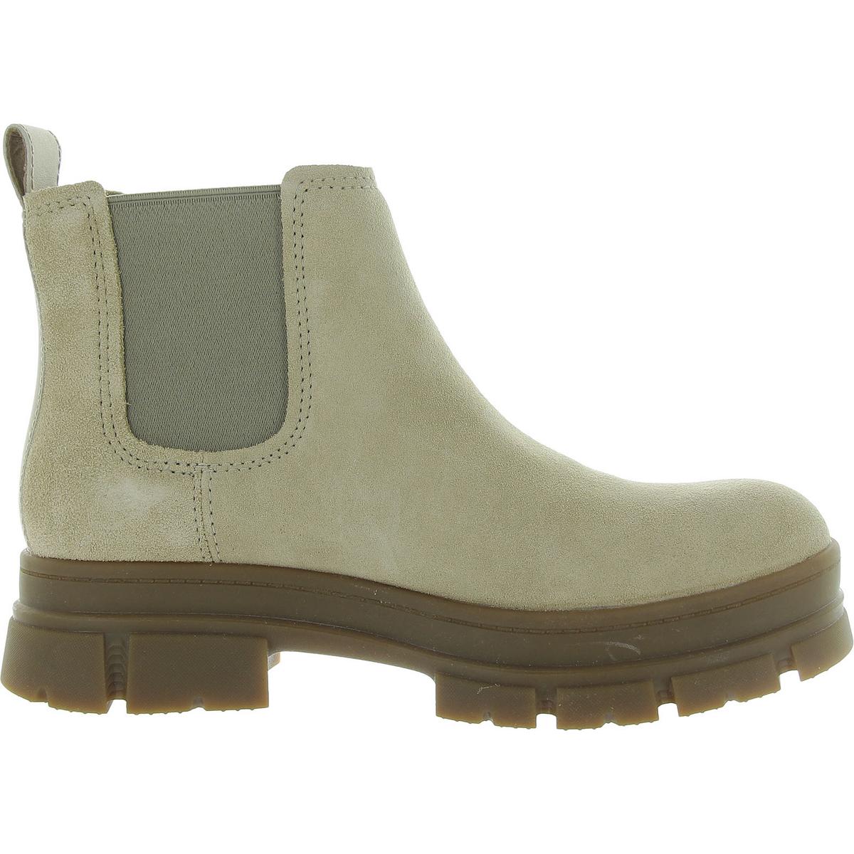 ASHTON CHELSEA Womens Leather Chelsea Boots