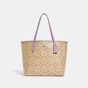 Coach Outlet City Tote In Signature Canvas