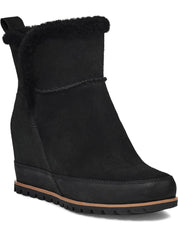 Malvella Womens Wool Slip On Wedge Boots