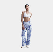 NSW Jacquard Track Womens Pants (Blue/White)