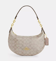 Coach Medium Payton Hobo Bag In Signature Canvas & Leather