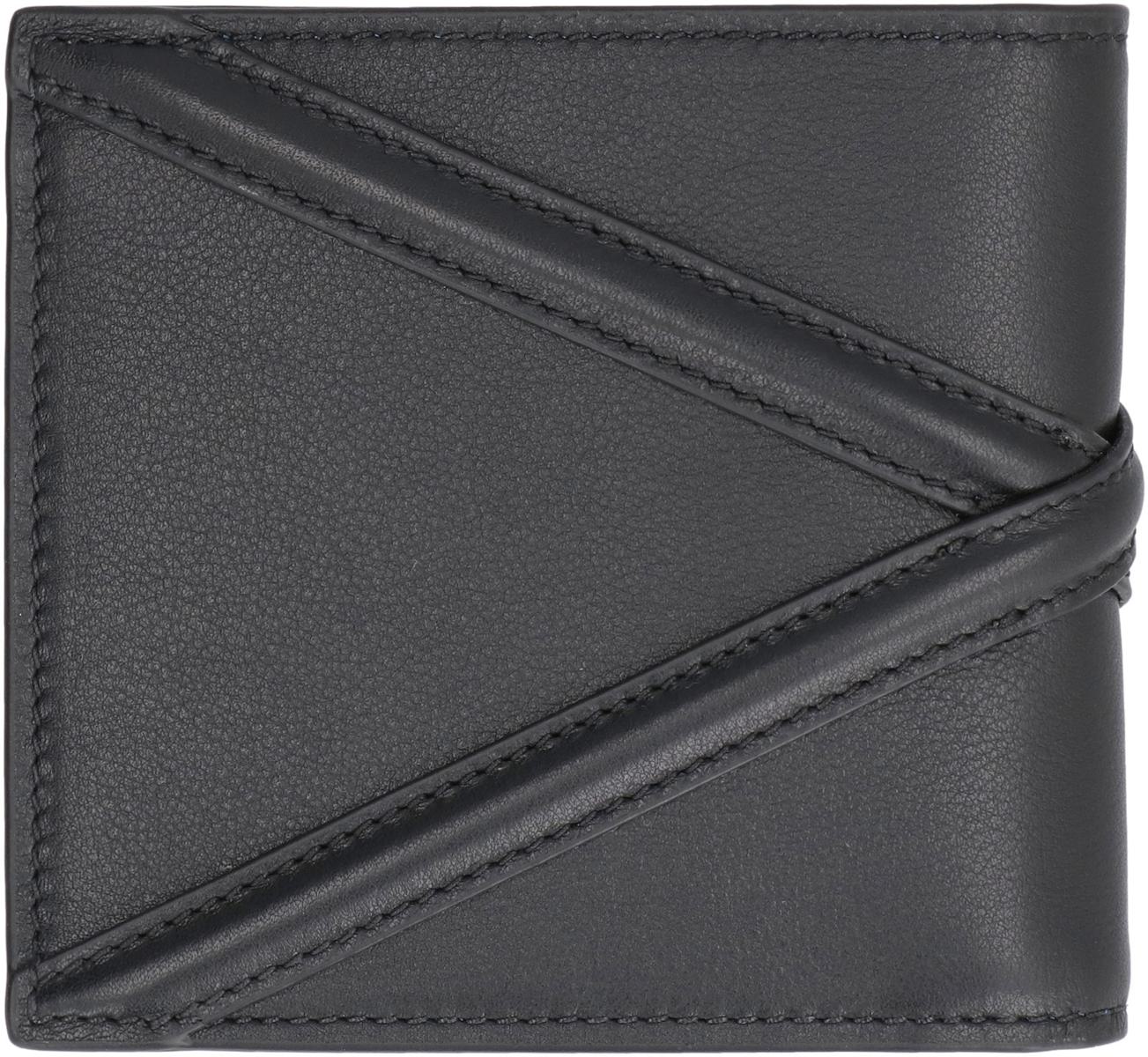 Alexander McQueen Leather Flap-Over Wallet