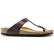 Birkenstock Gizeh Oiled Leather Classic Footbed Sandal in Habana