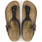 Birkenstock Gizeh Oiled Leather Classic Footbed Sandal in Habana