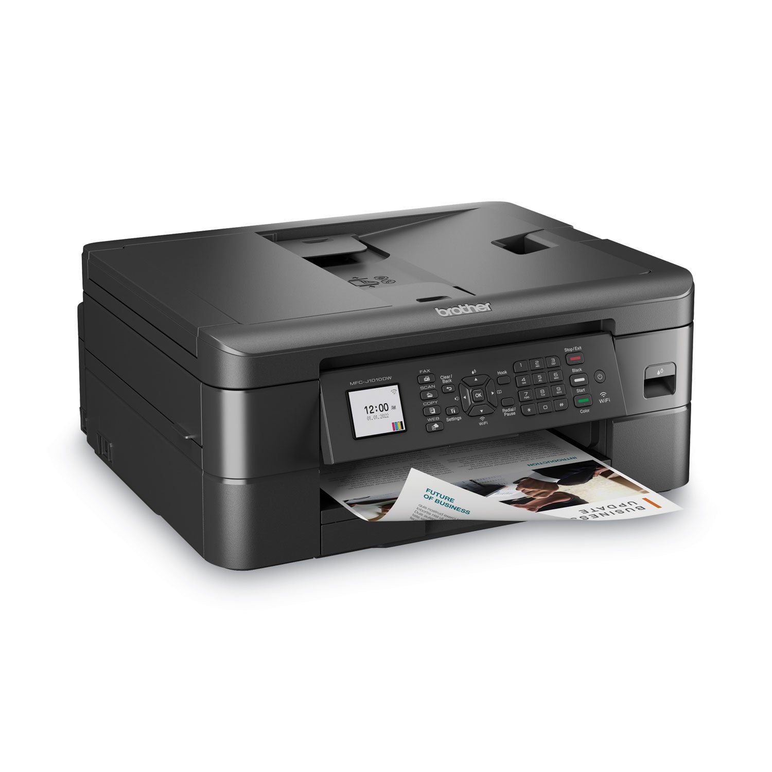 Brother Mfc-J1010dw All-In-One Color Inkjet Printer, Copy/fax/print/scan