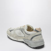 Golden Goose Dad-Star Distressed White/Grey Sneakers