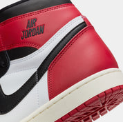 Air Jordan 1 Retro High OG Black Toe Mens Lifestyle Shoes (White/Black/Varsity Red/Sail)