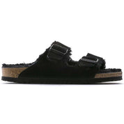 Arizona Shearling Sandal - Black - Regular/Wide