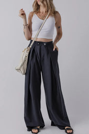 Wide Leg Pants with Pockets