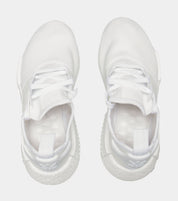 NMD Grade School Running Shoe (White)