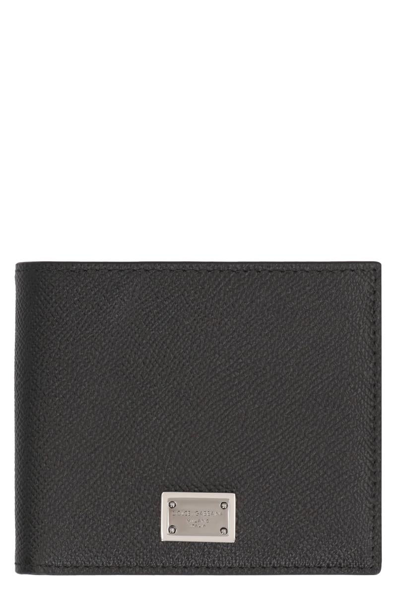 Dolce & Gabbana Leather Flap-Over Wallet