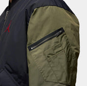 Renegade Zip Up Mens Jacket (Noir/Medium Olive)