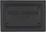 Dolce & Gabbana Logo Detail Leather Card Holder