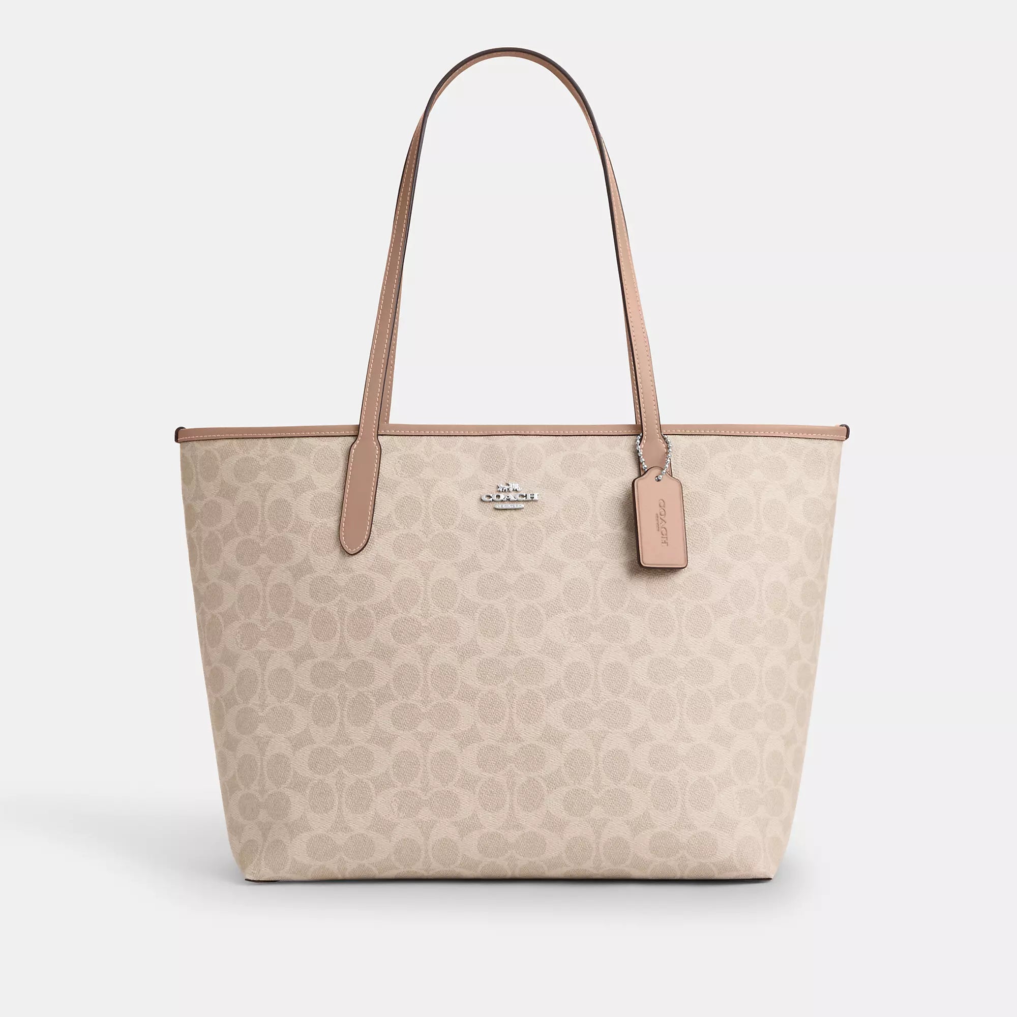 Coach Outlet City Tote Bag In Signature Canvas