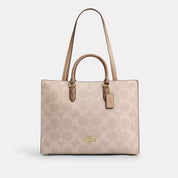 Coach Outlet Maggie Tote Bag In Blocked Signature Canvas