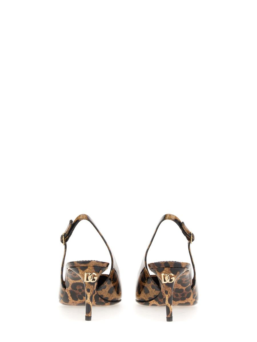 Dolce & Gabbana Sling Back With Spotted Print