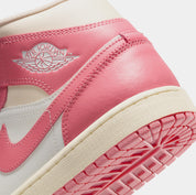 Air Jordan 1 Mid Womens Lifestyle Shoes (Sail/Guava Ice/Muslin/Pink Salt)